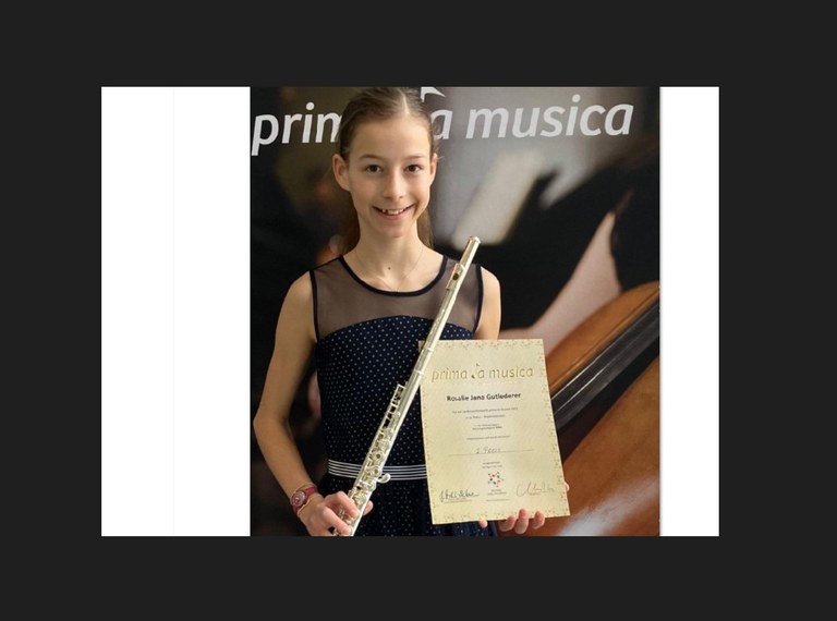 PRIMA LA MUSICA-WETTBEWERB - 2. Platz für Rosalie Gutlederer