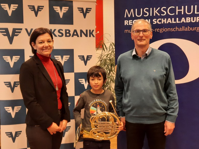 Volksbank unterstützt Musikschule